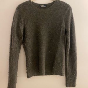 Gray Ralph Lauren cashmere sweater